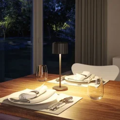 Discount Paulmann Else bordlampe oppladbar via USB eller solcelle 2700 Kelvin IP44