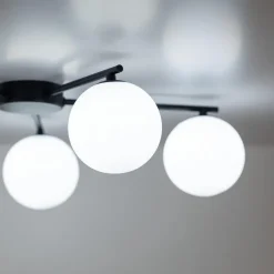 Sale TK Lighting Elton taklampe 5-lys Svart