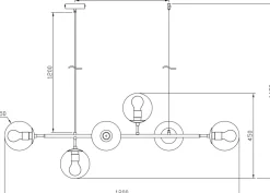 New NorDesign Emrik takpendel uten kupler - Messing
