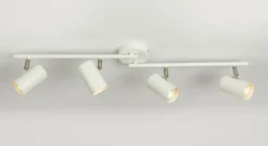 Outlet Ms - belysning Era taklampe med 4 spotter - Hvit