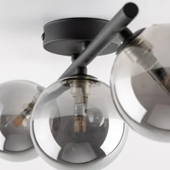New TK Lighting Estera taklampe 3-lys Røykfarget