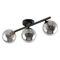 New TK Lighting Estera taklampe 3-lys Røykfarget