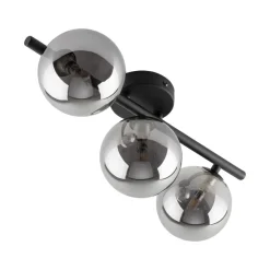 New TK Lighting Estera taklampe 3-lys Røykfarget