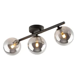 New TK Lighting Estera taklampe 3-lys Røykfarget
