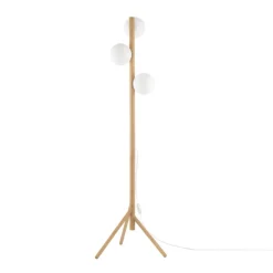 Hot TK Lighting Estera wood gulvlampe 3-lys