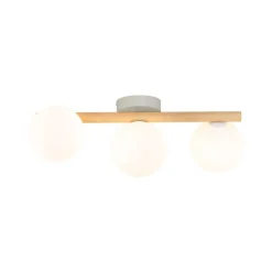 Hot TK Lighting Estera wood taklampe 3-lys