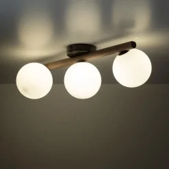 Hot TK Lighting Estera wood taklampe 3-lys