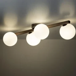 Sale TK Lighting Estera wood taklampe 4-lys