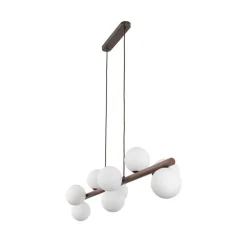 Sale TK Lighting Estera wood takpendel 9-lys