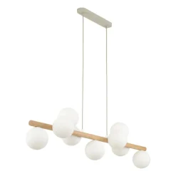 Sale TK Lighting Estera wood takpendel 9-lys