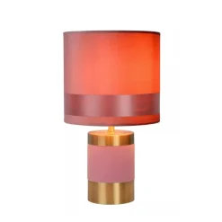 Clearance Lucide Extravaganza Frizzle Bordlampe 18 cm - Rosa