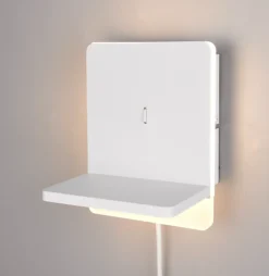 Trio Lighting Fairfield vegglampe 9W 3000 Kelvin med USB - 3-step dim