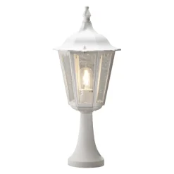 Clearance Konstsmide Firenze portstolpe 55 cm - Hvit