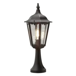 Discount Konstsmide Firenze portstolpe 55 cm - Svart