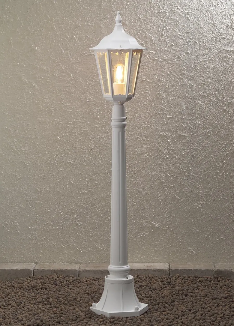 New Konstsmide Firenze stolpe 120cm Hvit