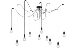 Clearance Lucide Fix multi 10 lys takpendel - Svart