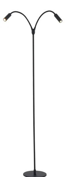 Discount NorDesign Flexi K2 gulvlampe 2x3W Dimbar - Svart