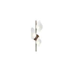 Clearance Nuura Florii 3 vegglampe Bronse/Hvit