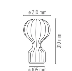 Outlet Flos Gatto Piccolo bordlampe Hvit