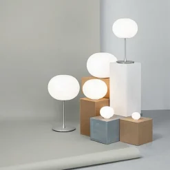 New Flos Glo-Ball Basic Zero bordlampe 19cm - med dimmer Opal