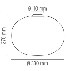 Discount Flos Glo-Ball C1 33cm Opal
