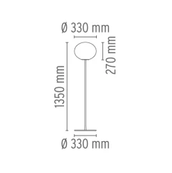 Online Flos Glo-Ball F1 gulvlampe