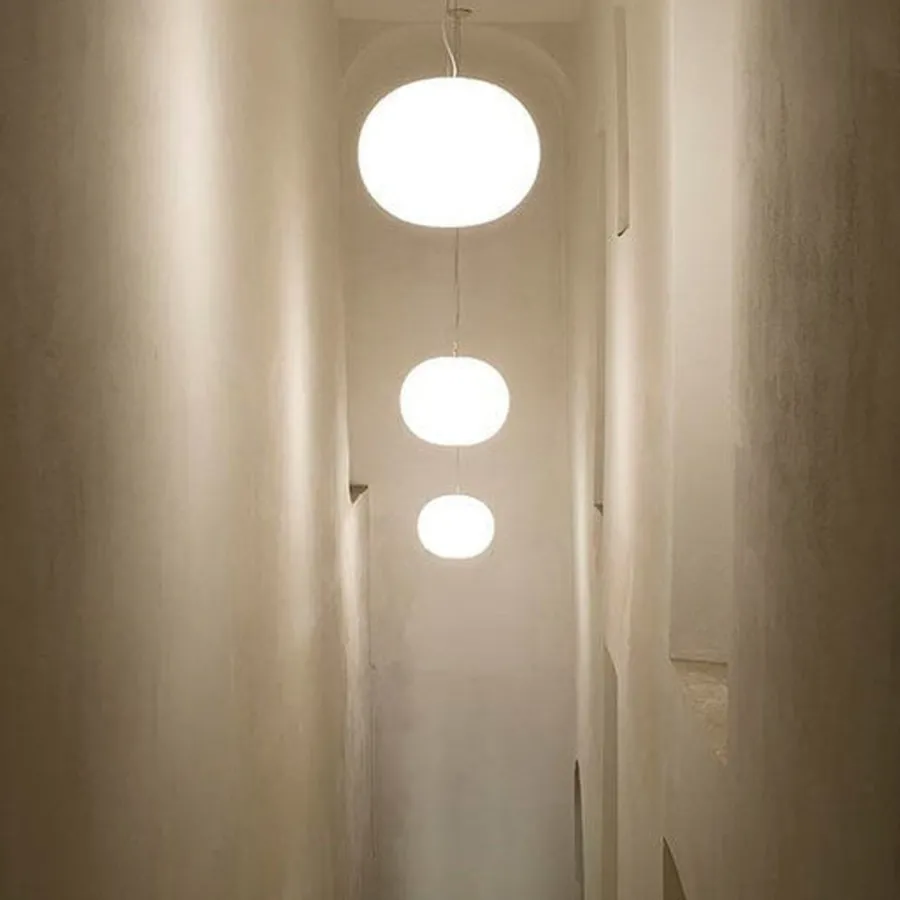 Flos Glo-Ball S2 taklampe - 45cm Opal