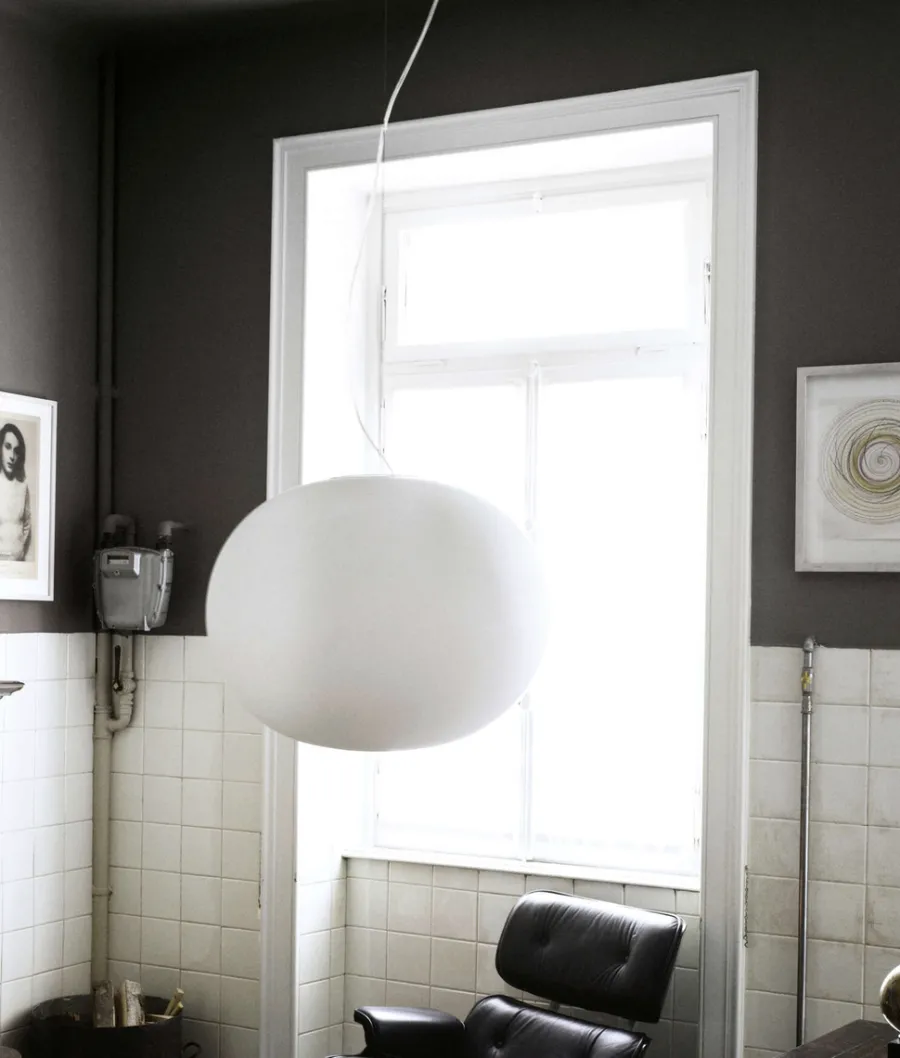 Flos Glo-Ball S2 taklampe - 45cm Opal