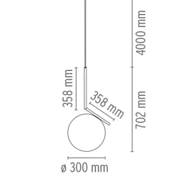 Outlet Flos IC S2 takpendel