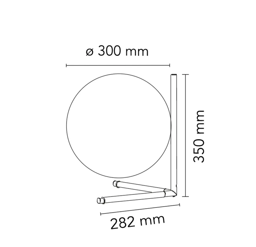Best Flos IC T2 bordlampe