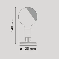 New Flos Lampadina bordlampe