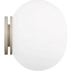 Flos Mini Glo-Ball C/W for speilmontering Opal