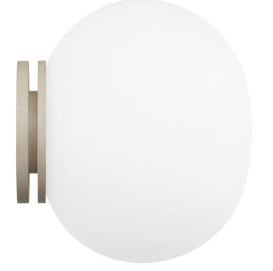 Flos Mini Glo-Ball C/W for speilmontering Opal