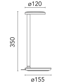 Online Flos Oblique bordlampe