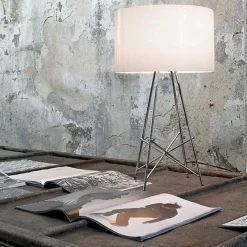 Flos Ray bordlampe - glass Stål