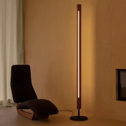 Flos Seki-Han gulvlampe Tre/Svart
