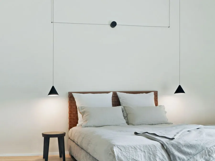 Best Flos String Light taklampe - Cone - 22 m kabel Svart