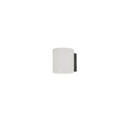 Sale Konstsmide Foggia vegglampe opp/ned utendørs IP54 10W - grå/Opal Antrasitt