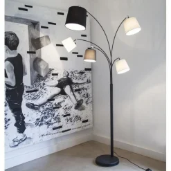 By Rydens Foggy 5 gulvlampe Svart