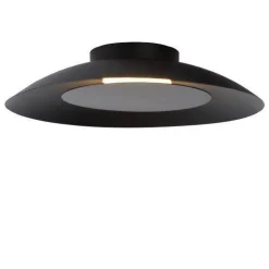 Hot Lucide Foskal taklampe 34,5 cm 12W 2700 Kelvin Svart