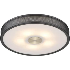 Clearance Halo Designs Frame taklampe 43 cm - Svart/Antikk messing Svart / Antikk messing