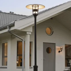 Clearance Konstsmide Freja stolpe utendørs 232 cm - Svart