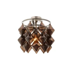 Sale By Rydens Gemma takplafond Børstet stål / brun