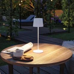 New Paulmann Gilo portabel bordlampe oppladbar 2,8W 2700 Kelvin IP44