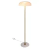 Outlet DFTP Glossy gulvlampe - Hvit/Marmor/Messing