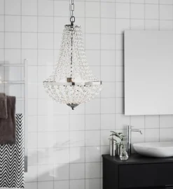 Outlet Marksløjd Gransø lyskrone IP44 - - Krom