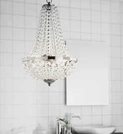 Outlet Marksløjd Gransø lyskrone IP44 - - Krom