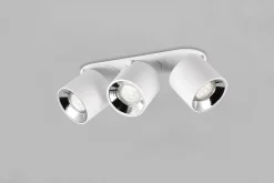 New Trio Lighting Guayana takspot 3-lys GU10 - Kan felles inn i tak Svart