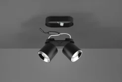 Discount Trio Lighting Guayana takspot 2-lys GU10 - Kan felles inn i tak
