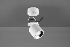 Clearance Trio Lighting Guayana tak/vegg spot 1-lys GU10 - Kan felles inn Svart